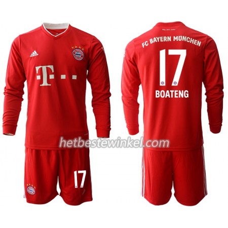 FC Bayern München Jerome Boateng 17 Voetbaltenues Kind Thuis 2020/21 - LS (+ Korte broeken)